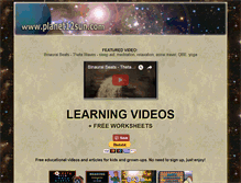 Tablet Screenshot of planet12sun.com